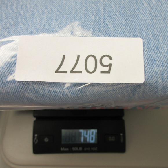 Levi's 70s High Flare Jeans Women 27 Blue Denim Cotton Distressed Vtg Retro 748 - Picture 14 of 15